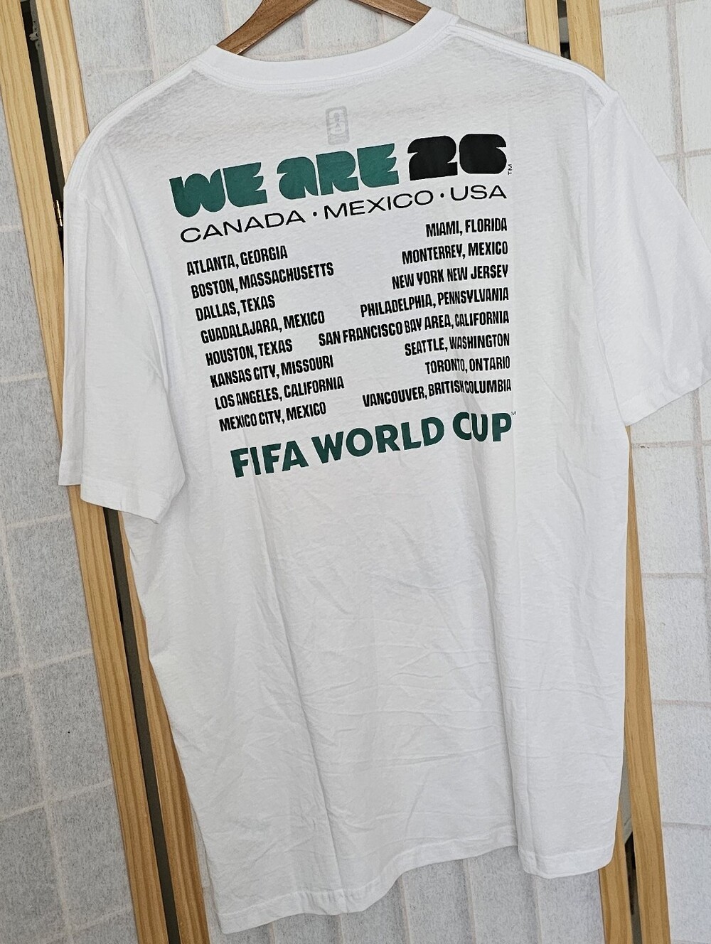 FIFA World Cup 2026™ 'We Are' Emblem and Cities T-Shirt - Picture 6 of 6